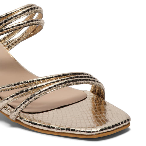 Elaina Metallic Heels